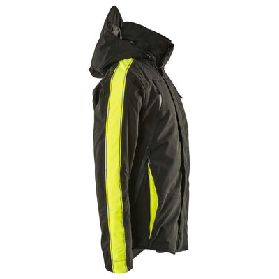 Mascot Tolosa Winter Jacket Breathable-Waterproof 15035-222 Left #colour_black-hi-vis-yellow