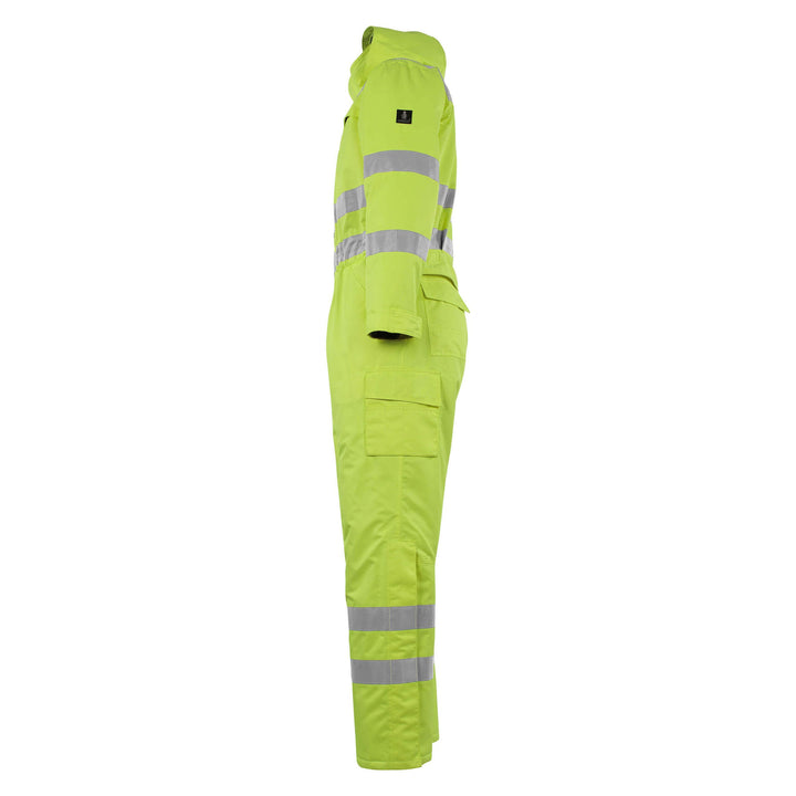 Mascot Tombos Hi-Vis Winter Boilersuit Overall 11119-880 Right #colour_hi-vis-yellow