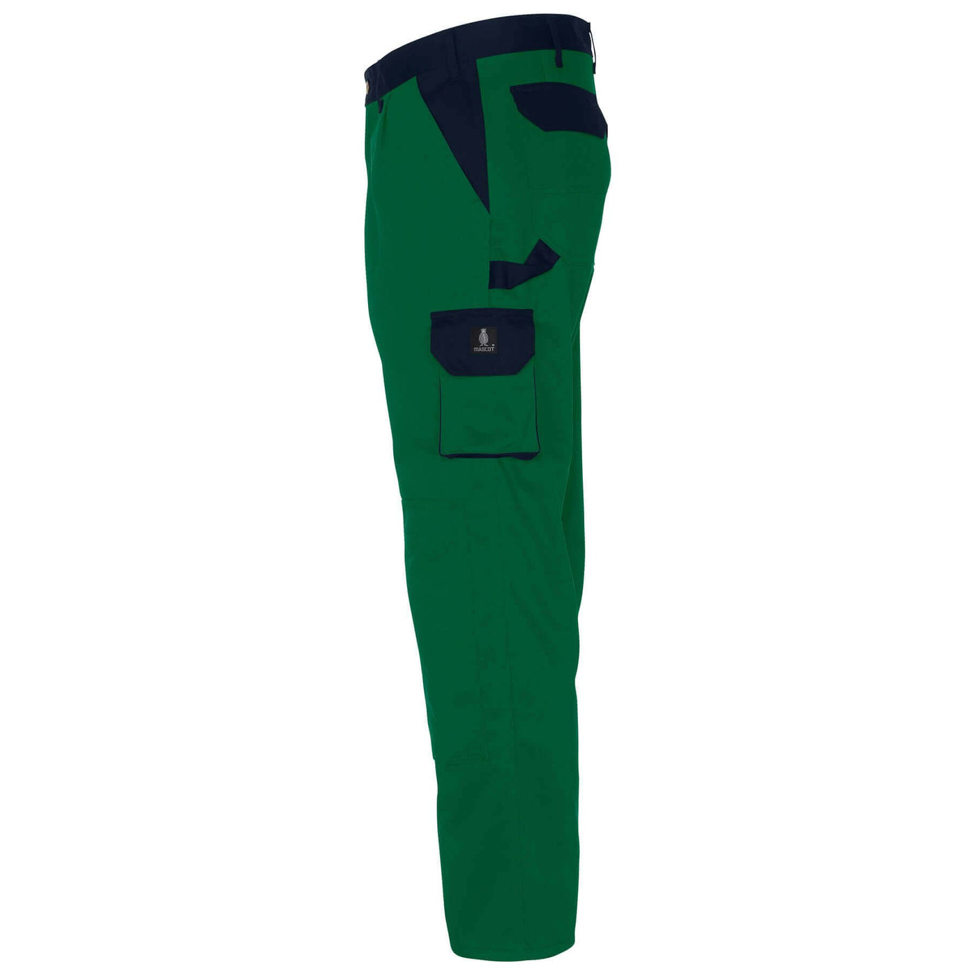Mascot Torino Work Trousers 00979-430 Right #colour_green-navy-blue