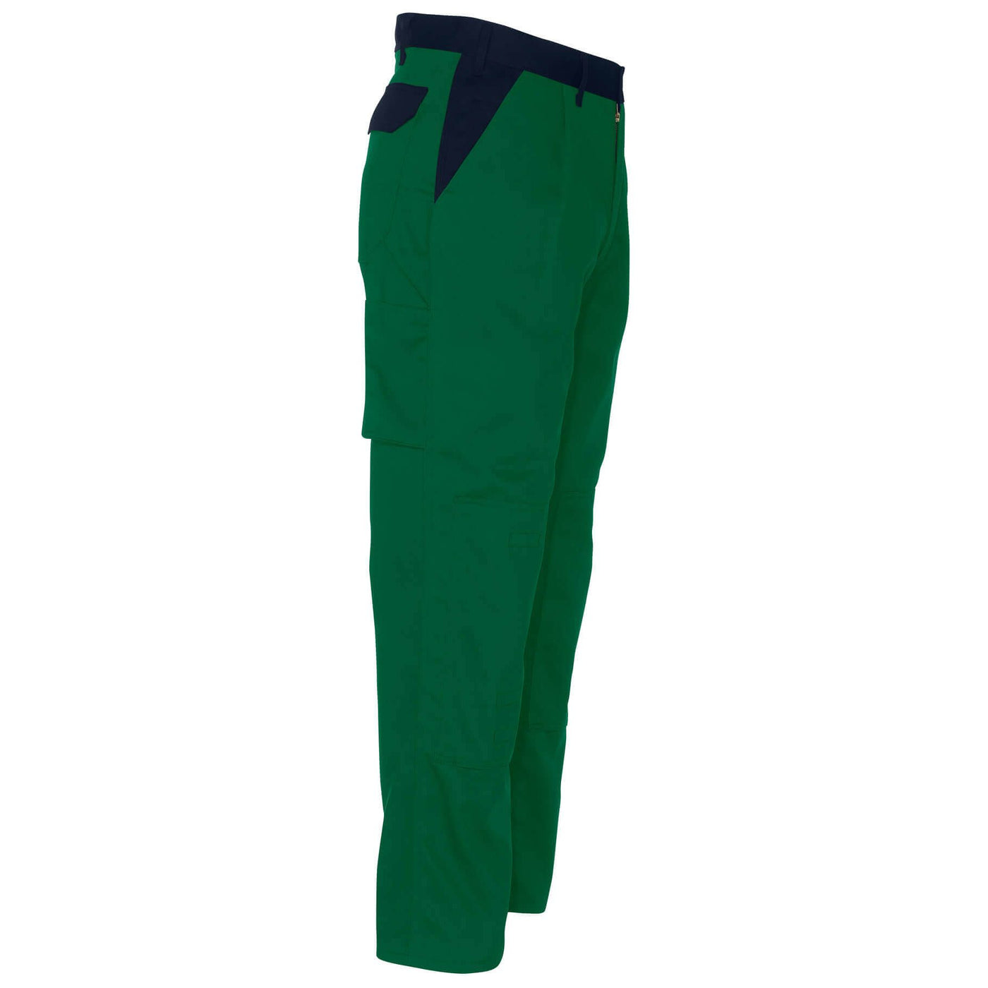 Mascot Torino Work Trousers 00979-430 Left #colour_green-navy-blue