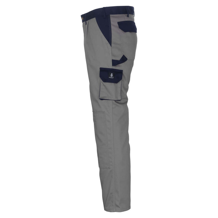 Mascot Torino Work Trousers 00979-430 Right #colour_light-grey-navy-blue