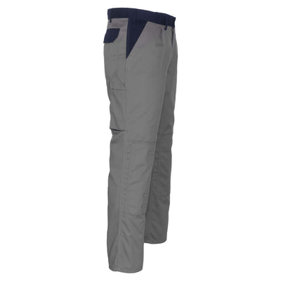 Mascot Torino Work Trousers 00979-430 Left #colour_light-grey-navy-blue