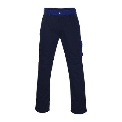 Mascot Torino Work Trousers 00979-430 Front #colour_navy-blue-royal-blue