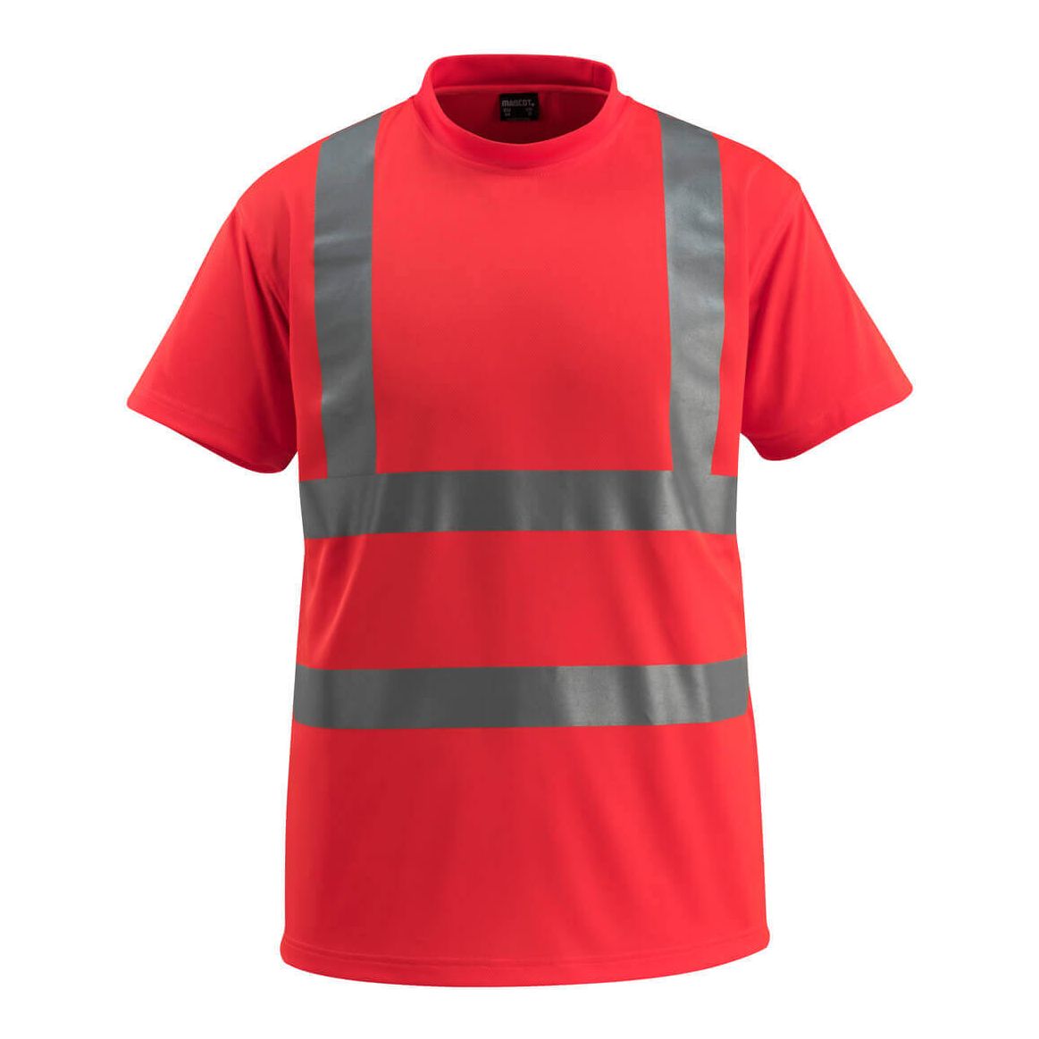 Mascot Townsville Hi-Vis T-shirt 50592-976 Front #colour_hi-vis-red