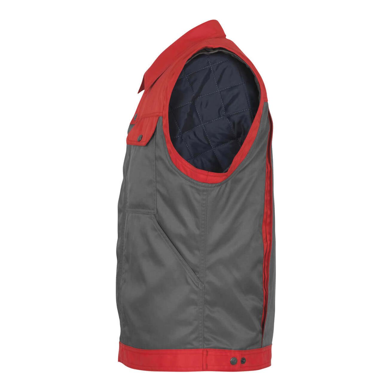 Mascot Trento Winter Gilet 00989-620 Right #colour_anthracite-grey-red