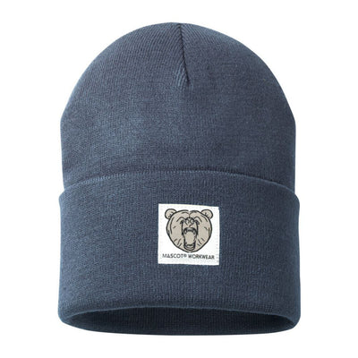 Mascot Tribeca Knitted Hat 50603-974 Front #colour_dark-navy-blue