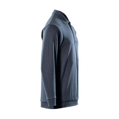 Mascot Trinidad Polo Collar Sweatshirt 00785-280 Left #colour_dark-navy-blue