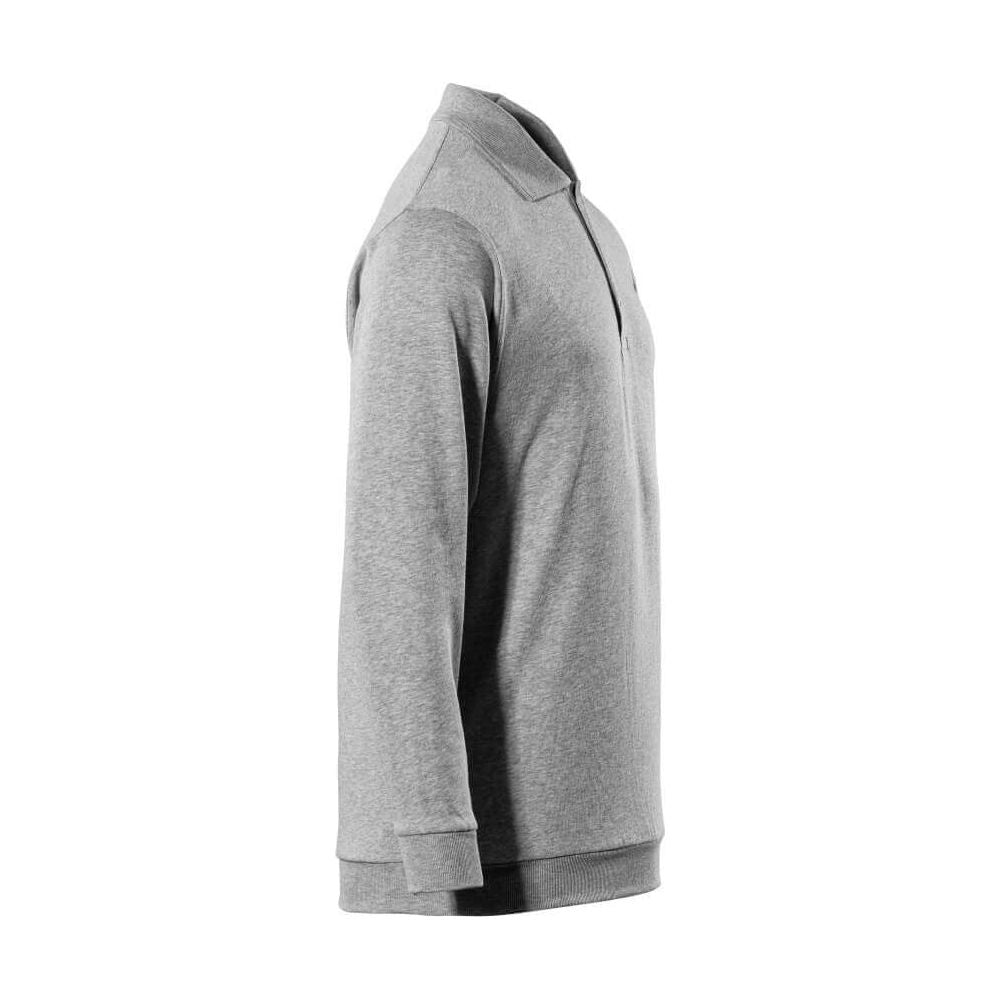 Mascot Trinidad Polo Collar Sweatshirt 00785-280 Left #colour_grey