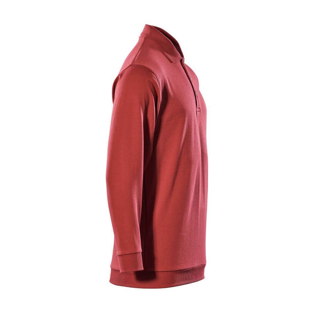 Mascot Trinidad Polo Collar Sweatshirt 00785-280 Left #colour_red