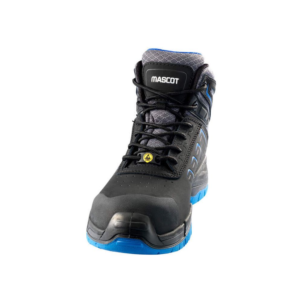 Mascot Trivor Safety Boots S3 F0114-937 Right #colour_black-royal-blue