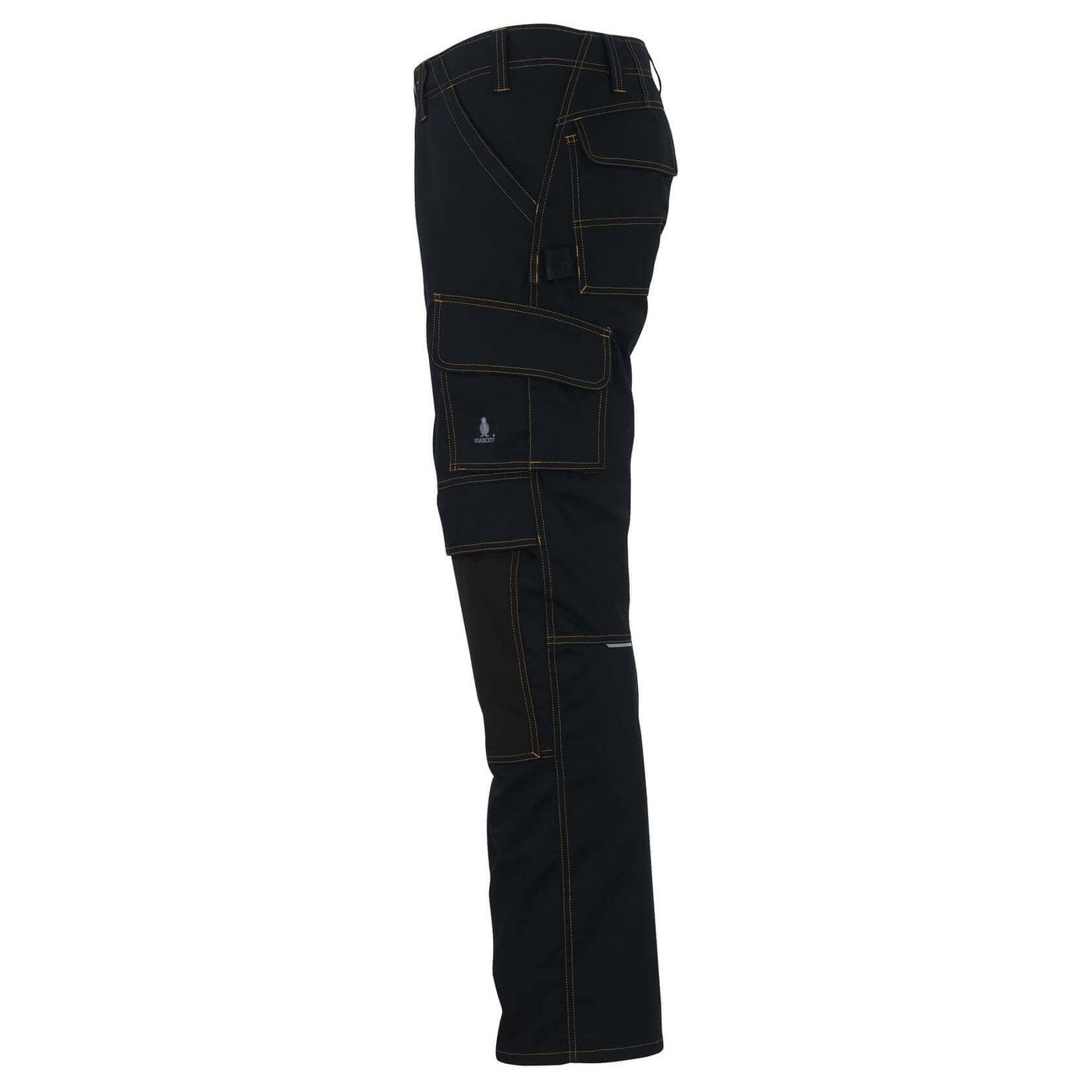 Mascot Trousers Kneepad Pockets 11279-010 Right #colour_black