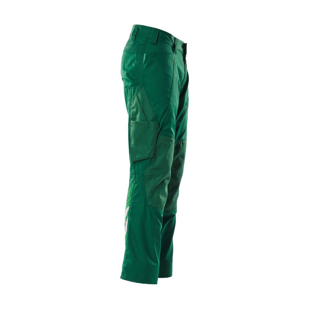 Mascot Trousers Kneepad Pockets 18379-230 Left #colour_green