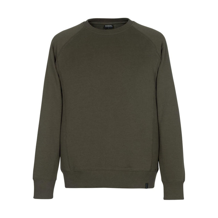 Mascot Tucson Sweatshirt Round-Neck 50204-830 Front #colour_dark-olive-green