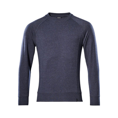 Mascot Tucson Sweatshirt Round-Neck 50204-830 Front #colour_washed-dark-blue-denim