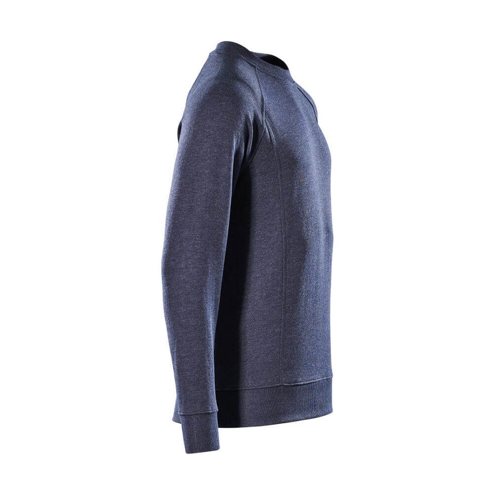 Mascot Tucson Sweatshirt Round-Neck 50204-830 Left #colour_washed-dark-blue-denim