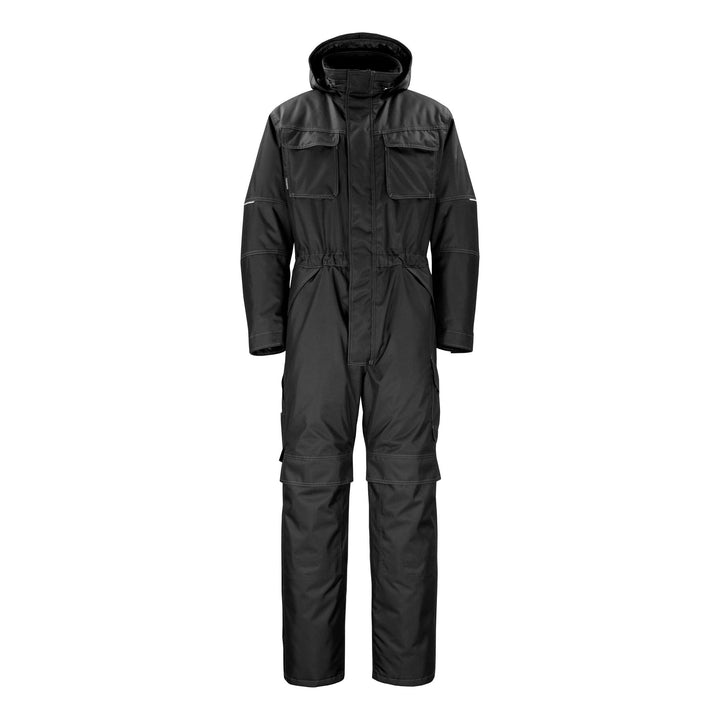 Mascot Ventura Winter Boilersuit Overall 14119-194 Front #colour_black