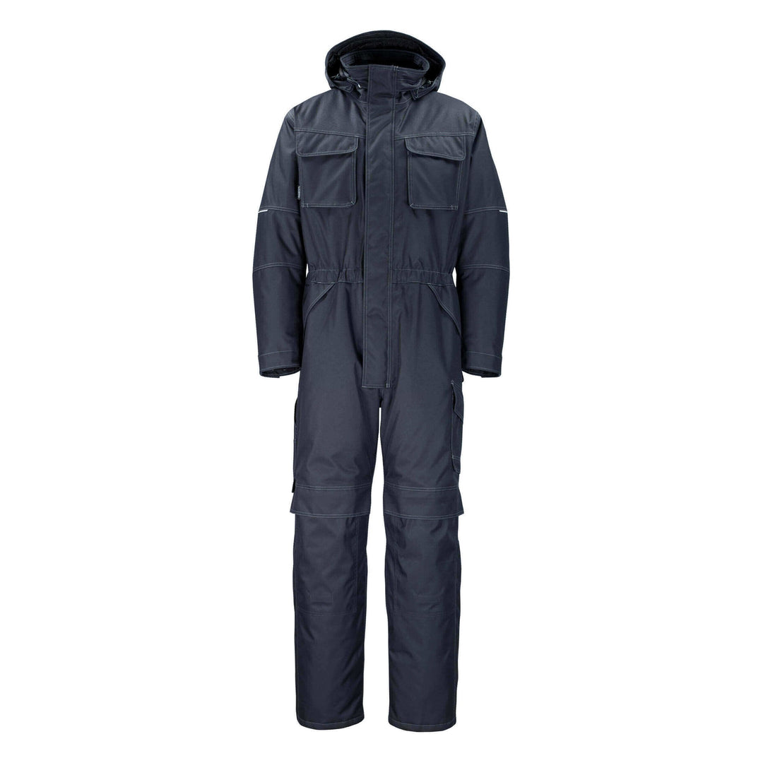 Mascot Ventura Winter Boilersuit Overall 14119-194 Front #colour_dark-navy-blue