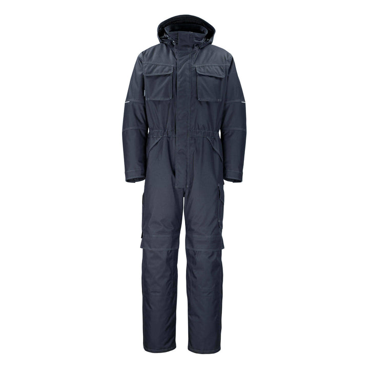 Mascot Ventura Winter Boilersuit Overall 14119-194 Front #colour_dark-navy-blue