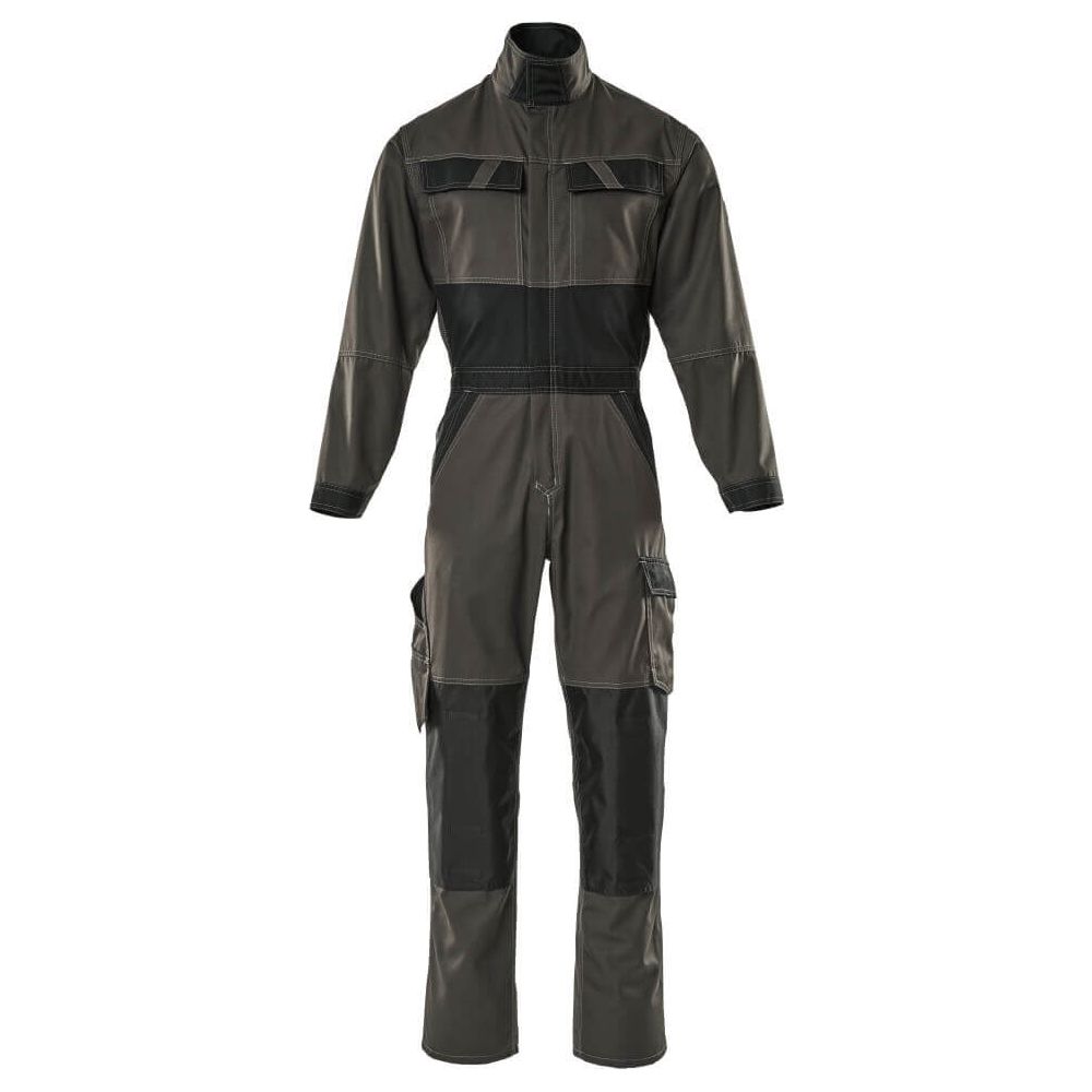 Mascot Wallan Boilersuit Overall 15719-330 Front #colour_dark-anthracite-grey-black