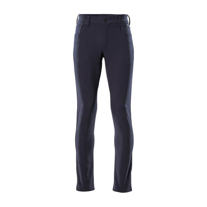 Mascot Water-Repellent Stretch Trousers 20739-511 Front #colour_dark-navy-blue