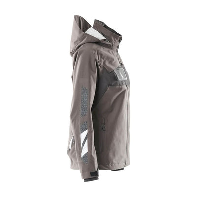 Mascot Waterproof Outer-Shell Jacket 18311-231 Left #colour_dark-anthracite-grey-black