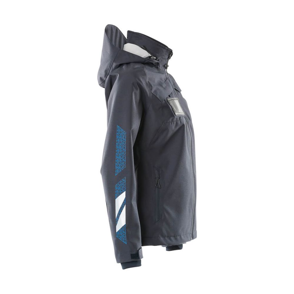 Mascot Waterproof Outer-Shell Jacket 18311-231 Left #colour_dark-navy-blue