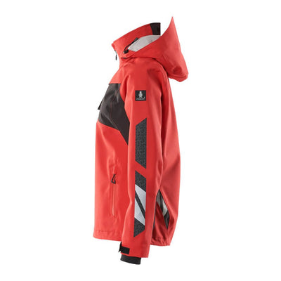 Mascot Waterproof Outer-Shell Jacket 18311-231 Right #colour_traffic-red-black