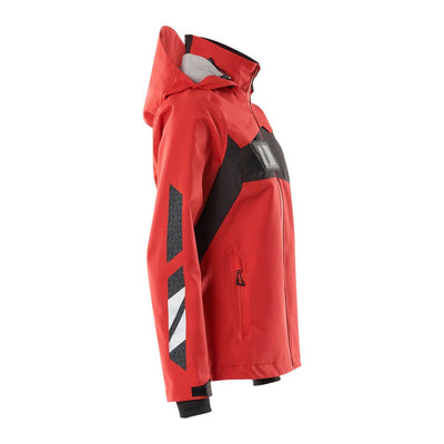 Mascot Waterproof Outer-Shell Jacket 18311-231 Left #colour_traffic-red-black