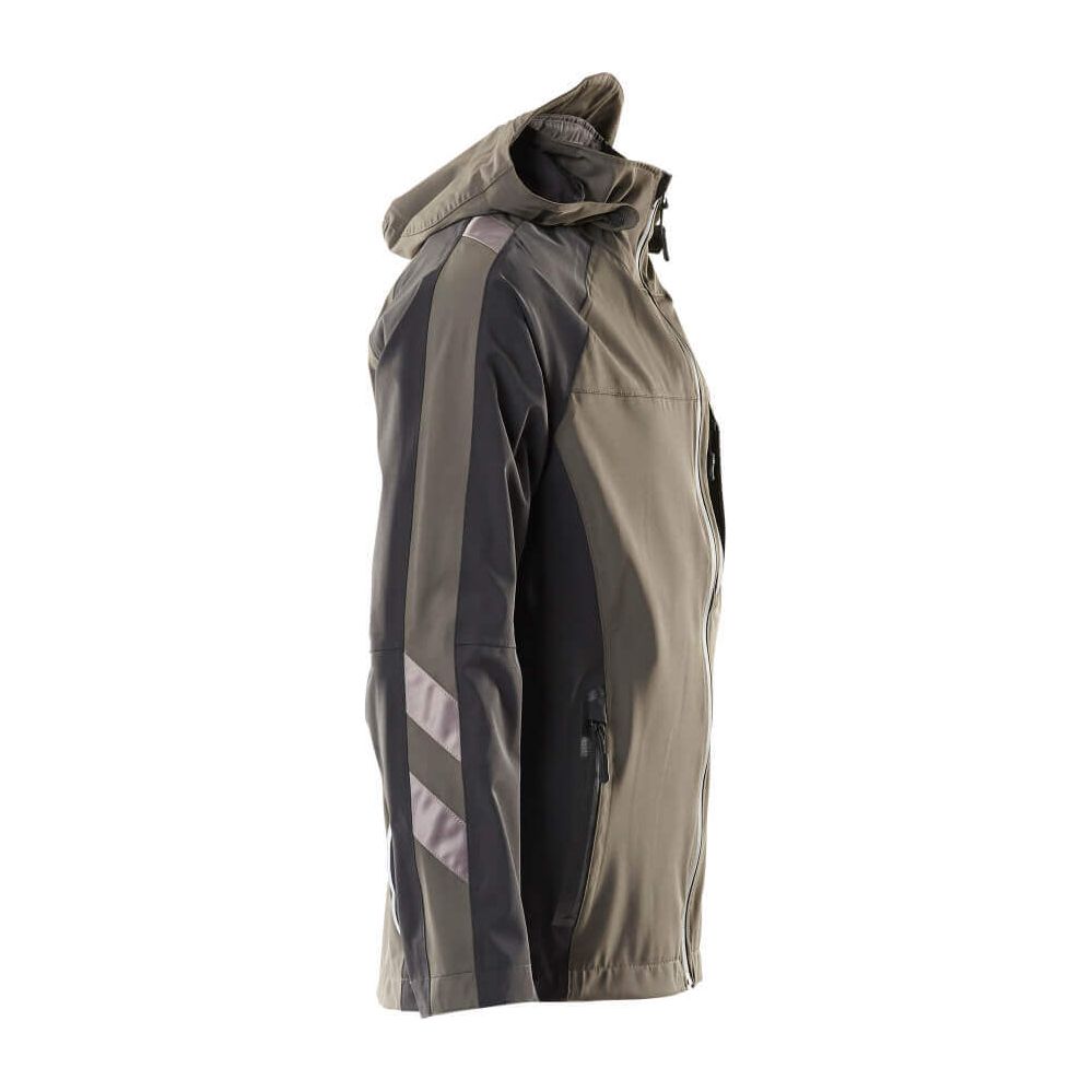 Mascot Waterproof Shell Jacket 18601-411 Left #colour_dark-anthracite-grey-black