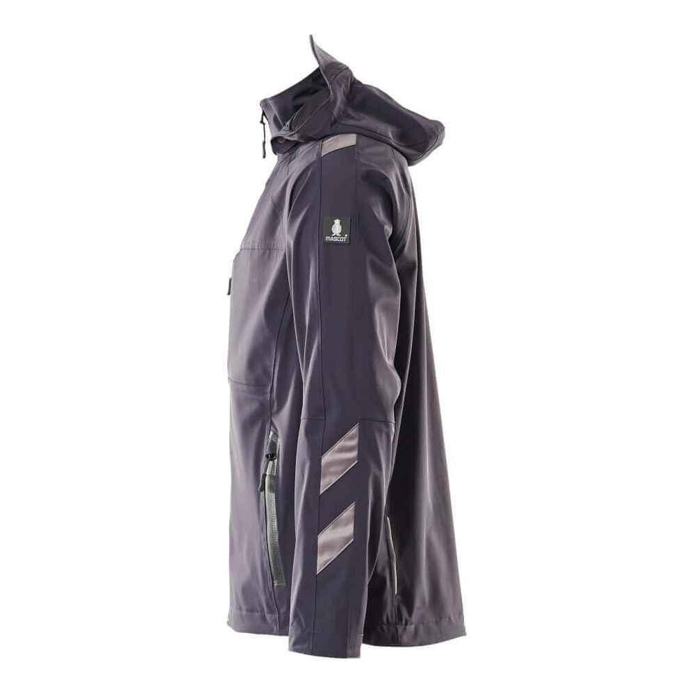 Mascot Waterproof Shell Jacket 18601-411 Right #colour_dark-navy-blue