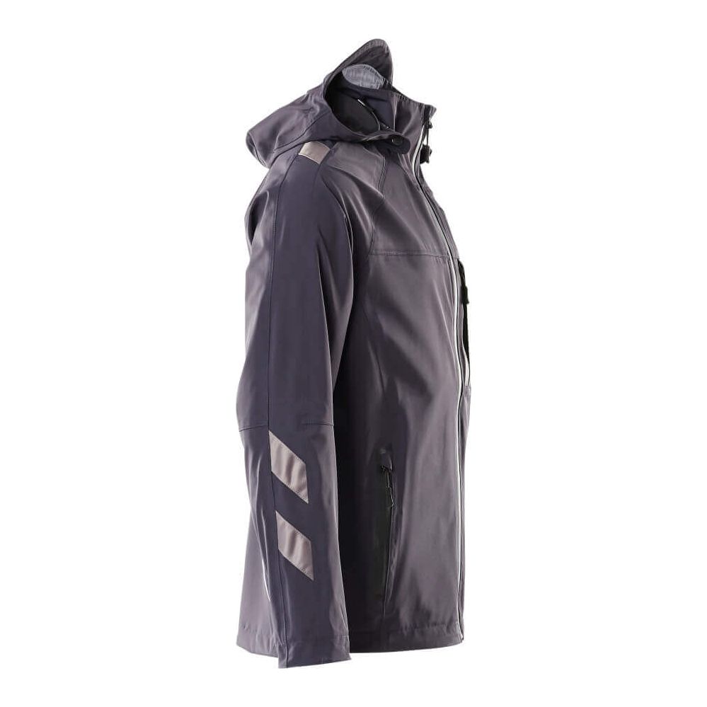 Mascot Waterproof Shell Jacket 18601-411 Left #colour_dark-navy-blue