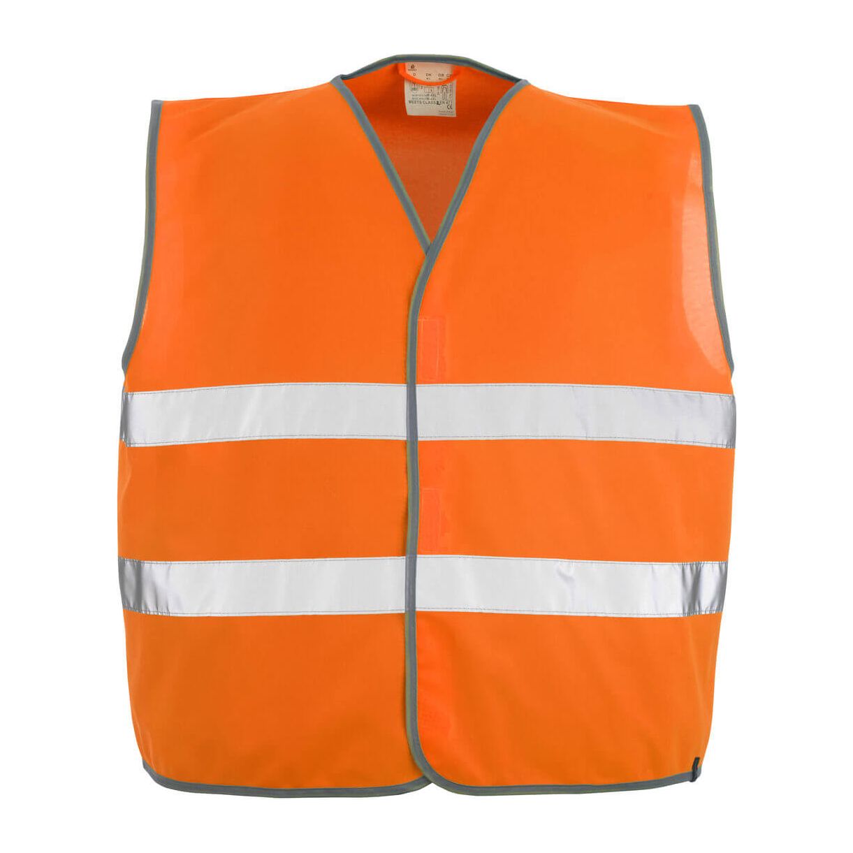 Mascot Weyburn Hi-Vis Traffic Vest 50187-874 Front #colour_hi-vis-orange