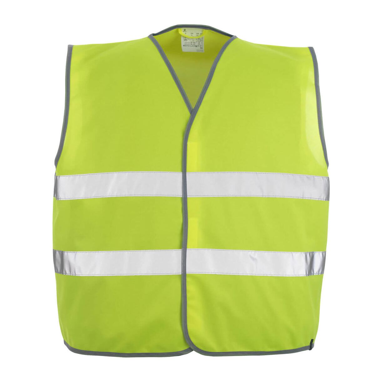 Mascot Weyburn Hi-Vis Traffic Vest 50187-874 Front #colour_hi-vis-yellow