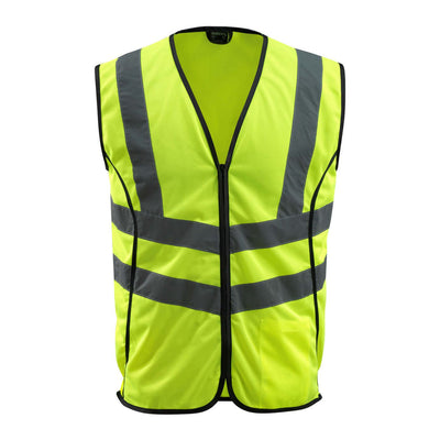 Mascot Wingate Hi-Vis Traffic Vest 50145-977 Front #colour_hi-vis-yellow