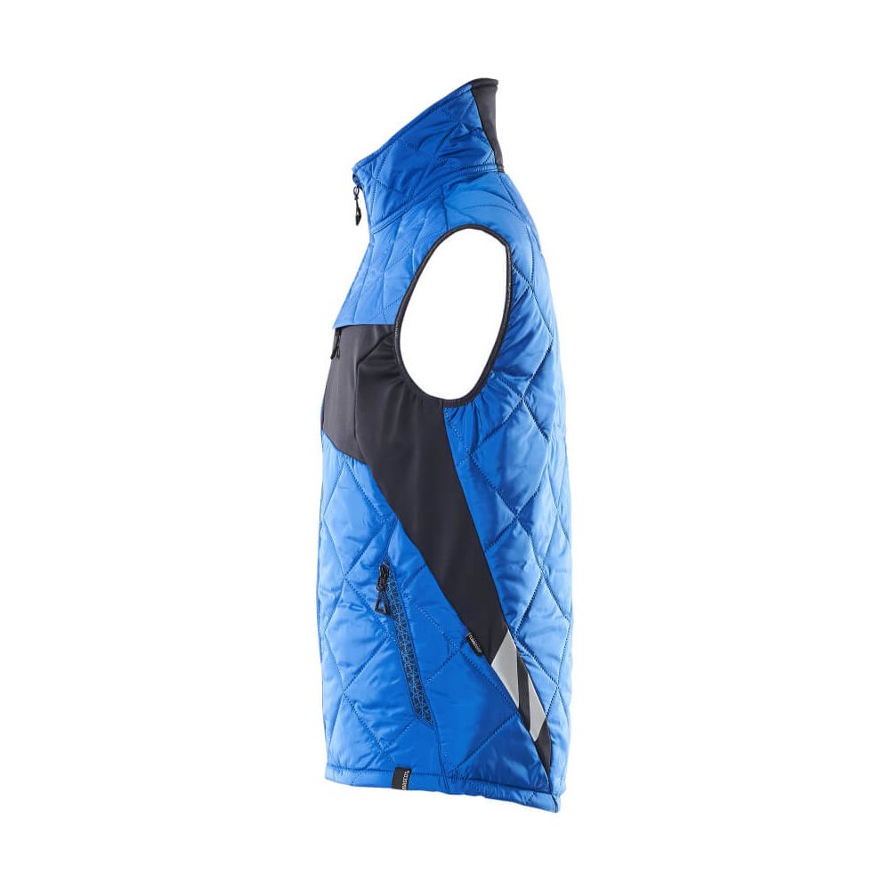 Mascot Winter Gilet Lightweight Padded 18065-318 Right #colour_azure-blue-dark-navy-blue