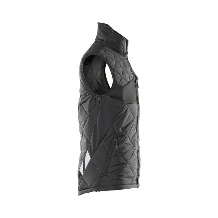 Mascot Winter Gilet Lightweight Padded 18065-318 Left #colour_black