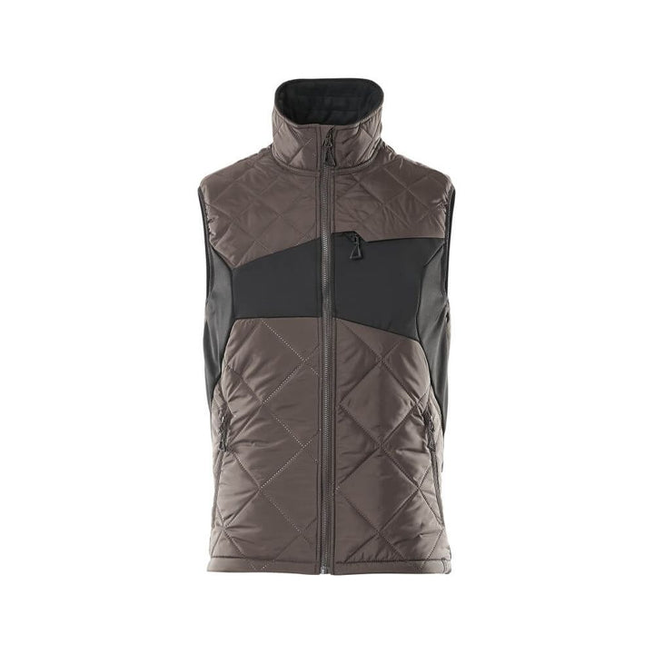 Mascot Winter Gilet Lightweight Padded 18065-318 Front #colour_dark-anthracite-grey-black