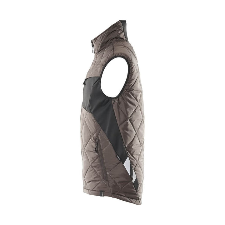 Mascot Winter Gilet Lightweight Padded 18065-318 Right #colour_dark-anthracite-grey-black