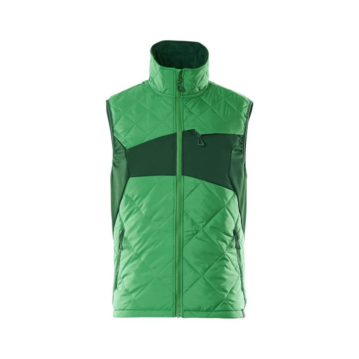 Mascot Winter Gilet Lightweight Padded 18065-318 Front #colour_grass-green-green