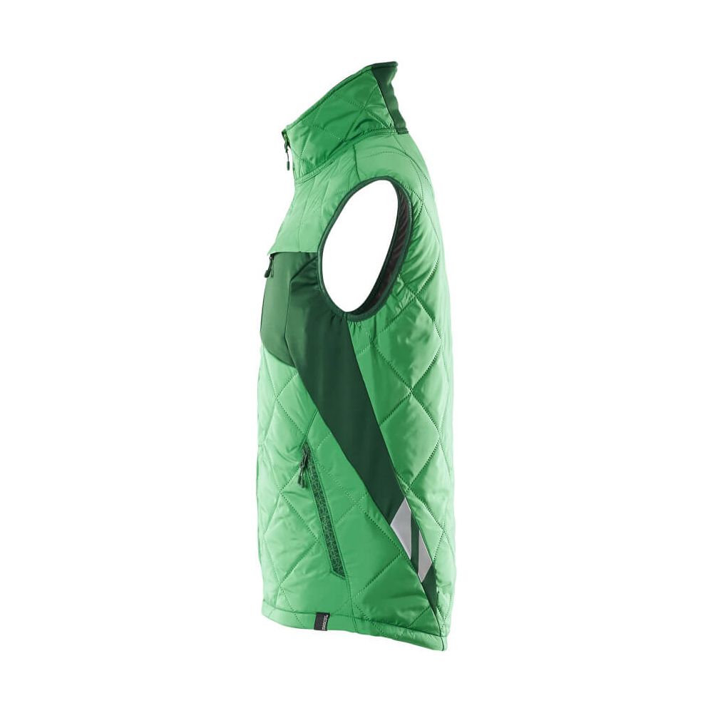 Mascot Winter Gilet Lightweight Padded 18065-318 Right #colour_grass-green-green