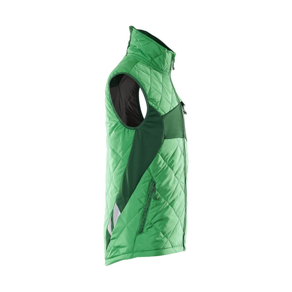 Mascot Winter Gilet Lightweight Padded 18065-318 Left #colour_grass-green-green