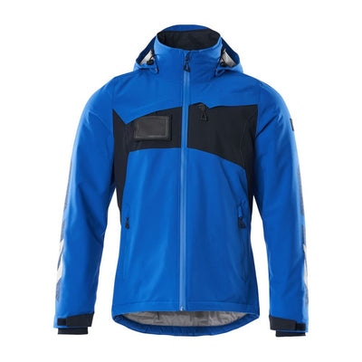Mascot Winter Jacket 18035-249 Front #colour_azure-blue-dark-navy-blue