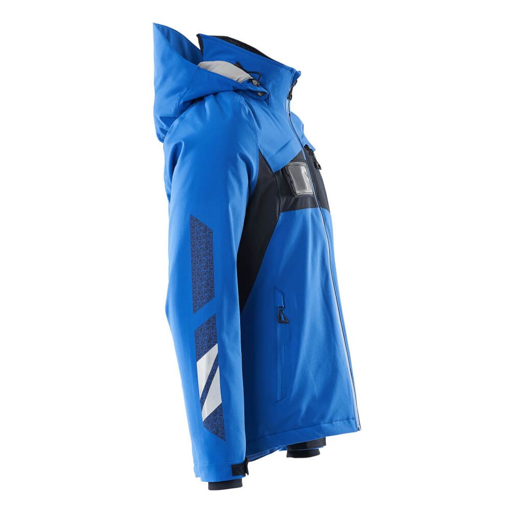 Mascot Winter Jacket 18035-249 Left #colour_azure-blue-dark-navy-blue