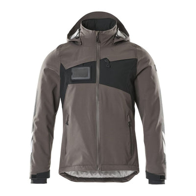Mascot Winter Jacket 18035-249 Front #colour_dark-anthracite-grey-black