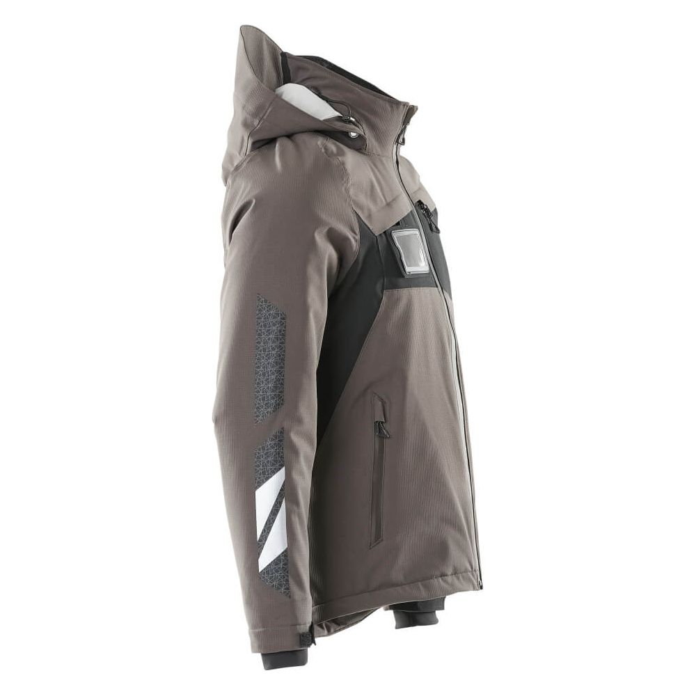 Mascot Winter Jacket 18035-249 Left #colour_dark-anthracite-grey-black