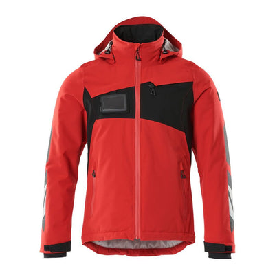 Mascot Winter Jacket 18035-249 Front #colour_traffic-red-black