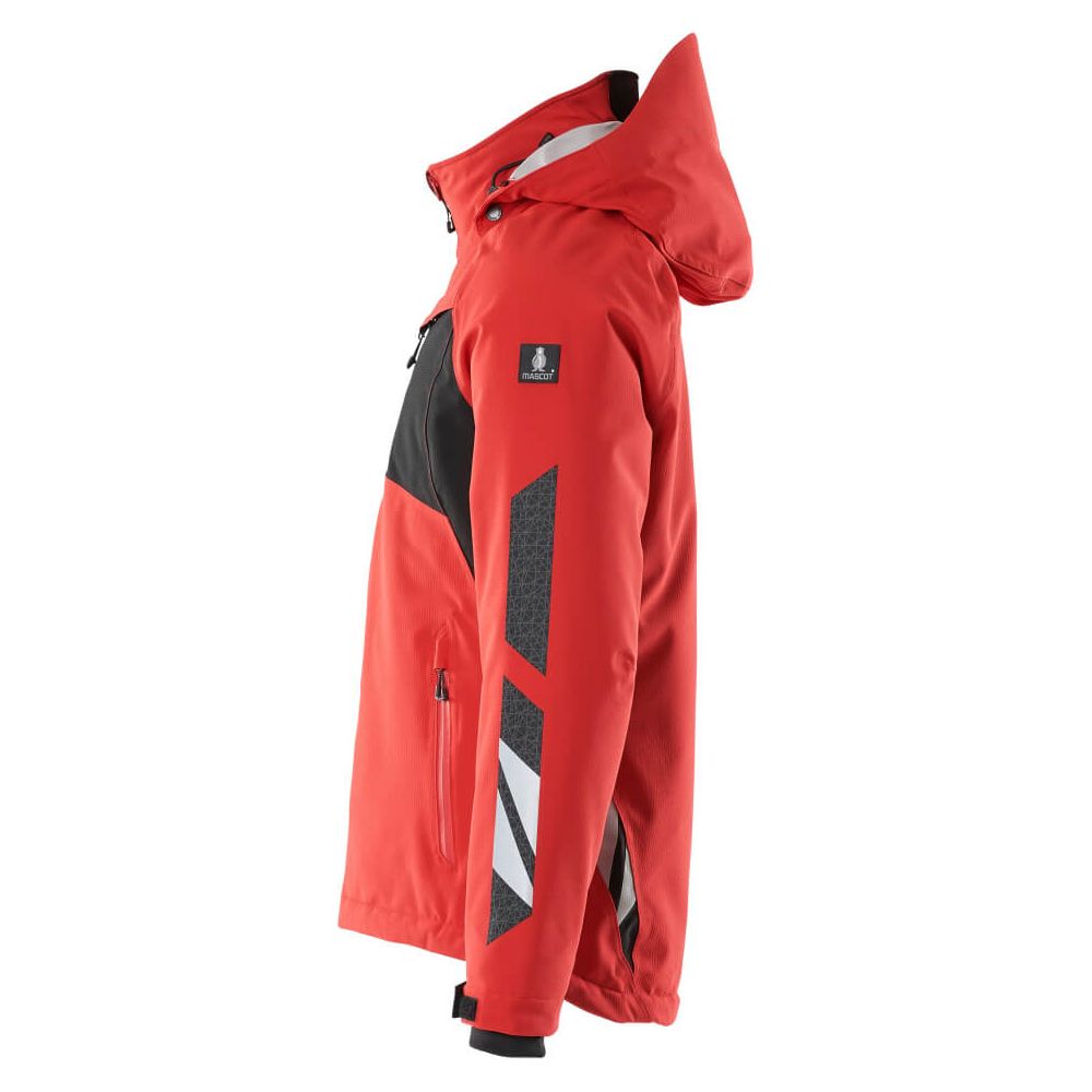 Mascot Winter Jacket 18035-249 Right #colour_traffic-red-black