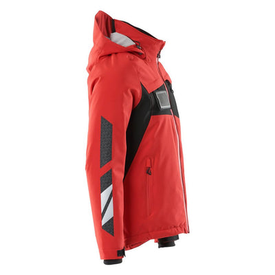 Mascot Winter Jacket 18035-249 Left #colour_traffic-red-black