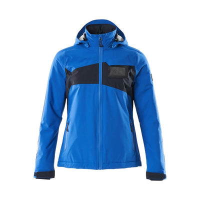 Mascot Winter Jacket 18045-249 Front #colour_azure-blue-dark-navy-blue
