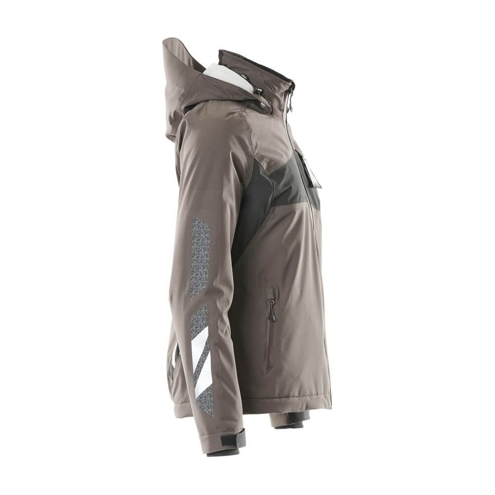 Mascot Winter Jacket 18045-249 Left #colour_dark-anthracite-grey-black